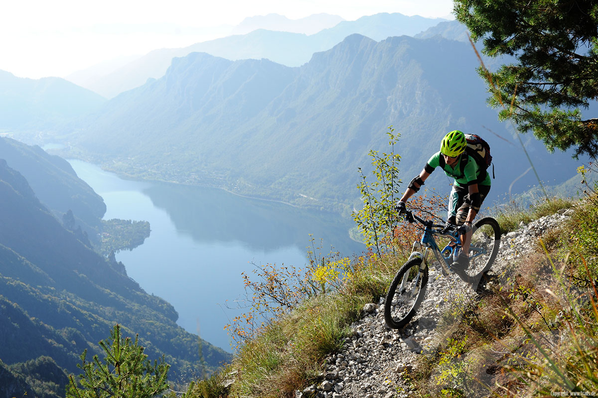 Monte Stino ein Traumtrail mit 136 Spitzkehren 136 Spitzkehren und Einsamkeit